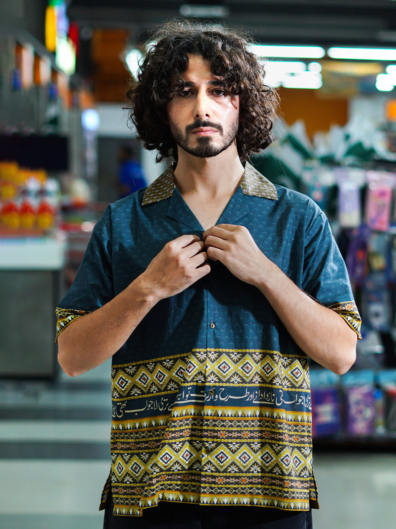 Urdu Poetry Pure Lawn Unisex Shirt For Unisex