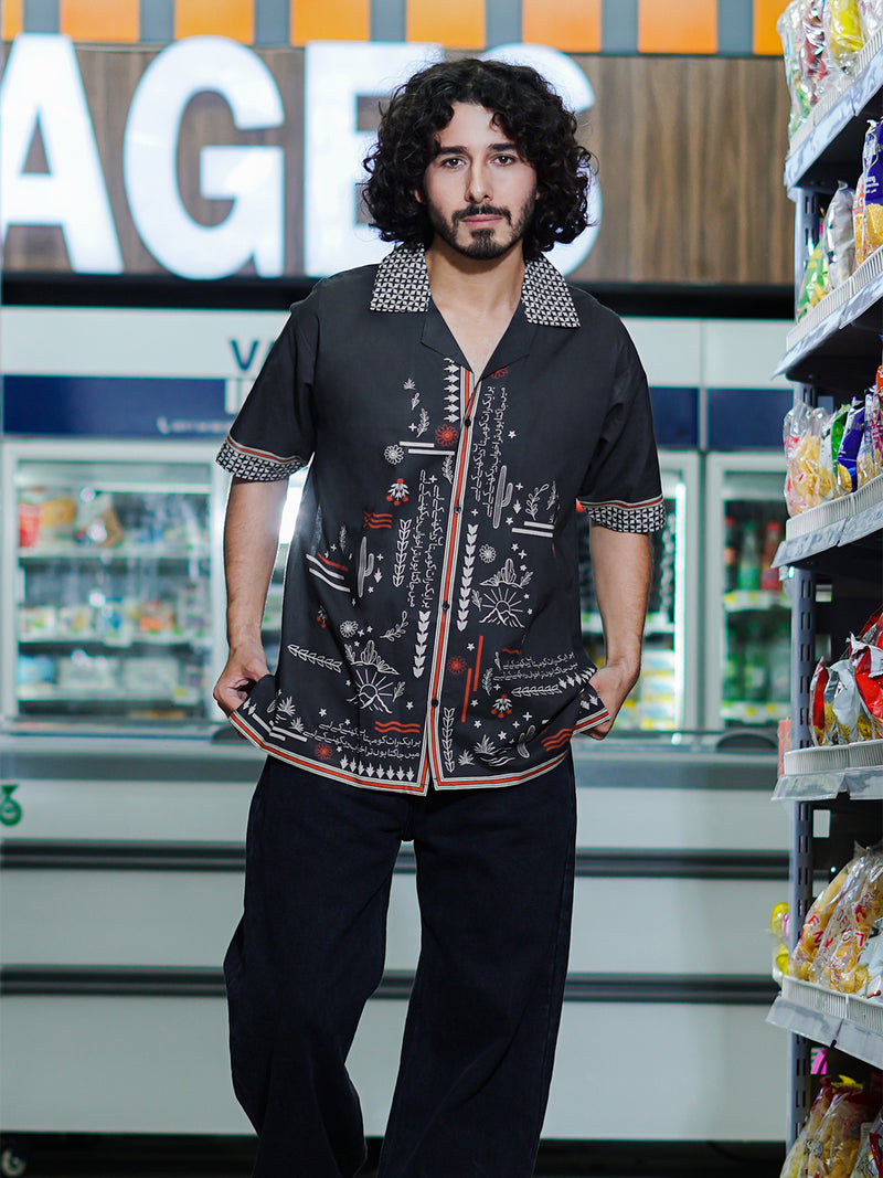 Urdu Poetry Pure Lawn Unisex Shirt For Unisex