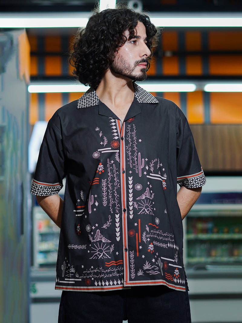 Urdu Poetry Pure Lawn Unisex Shirt For Unisex