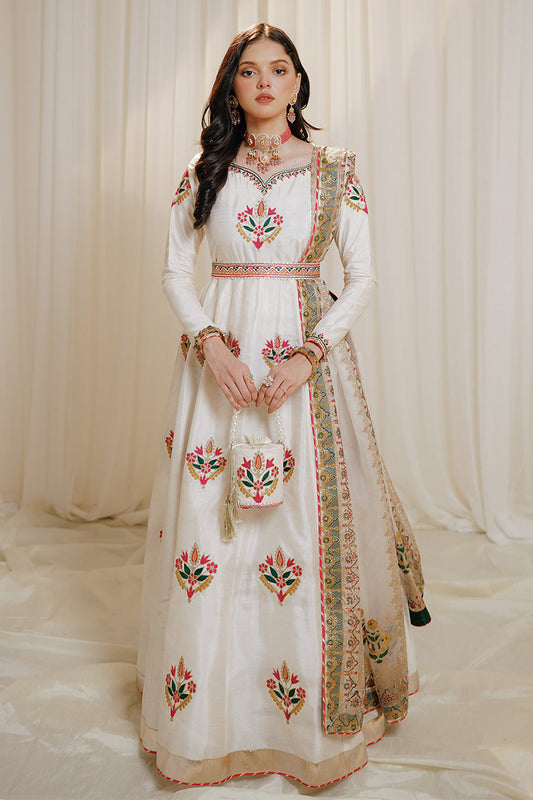 Noori Luxe Off-White Tilla Maxi For Women