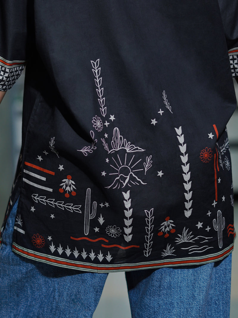 Urdu Poetry Pure Lawn Unisex Shirt For Unisex