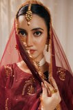 Zeenat Royal Burnt Maroon Silk Lehenga For Women