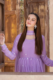 Ayra Lilac Chiffon 3 Piece Frock Suit For Women