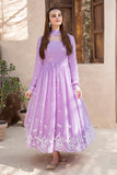 Ayra Lilac Chiffon 3 Piece Frock Suit For Women