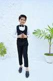 Timeless 4-Piece Black Suit For Boys