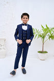 Elegant 5-Piece Blue Suit For Boys