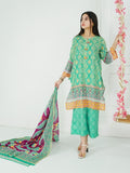 Kanwal 3-Piece Stitch Swiss Lawn Ensemble with Polyester Silk Dupatta For Women