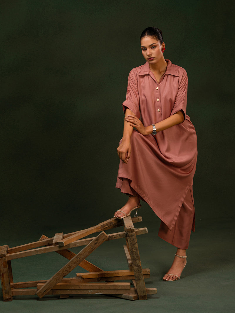 Signature Luxe Wash & Wear Co-Ord Set For Women