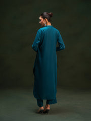 Midnight Luxe Wash & Wear Co-Ord Set For Women
