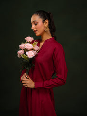 Midnight Elegance Wash & Wear Co-Ord Set For Women
