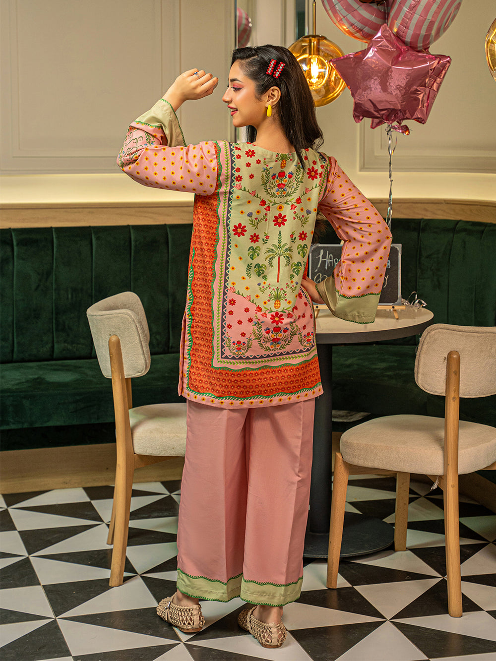 Brew & Bloom Premium Poly Cambric 2-Piece Suit For Women