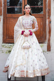 Naqsh Off-White Organza & Silk Lehenga Choli with Dupatta For Women