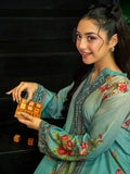 Premium Poly Crepe Printed Kaftaan For Women