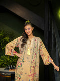 Modern Grace Dull Raw Silk Kaftaan For Women