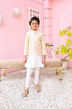 Luxurious White Prince Coat For Boys