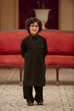 Boys Black Summer Salwar Kameez – 2 Piece Set For Boys