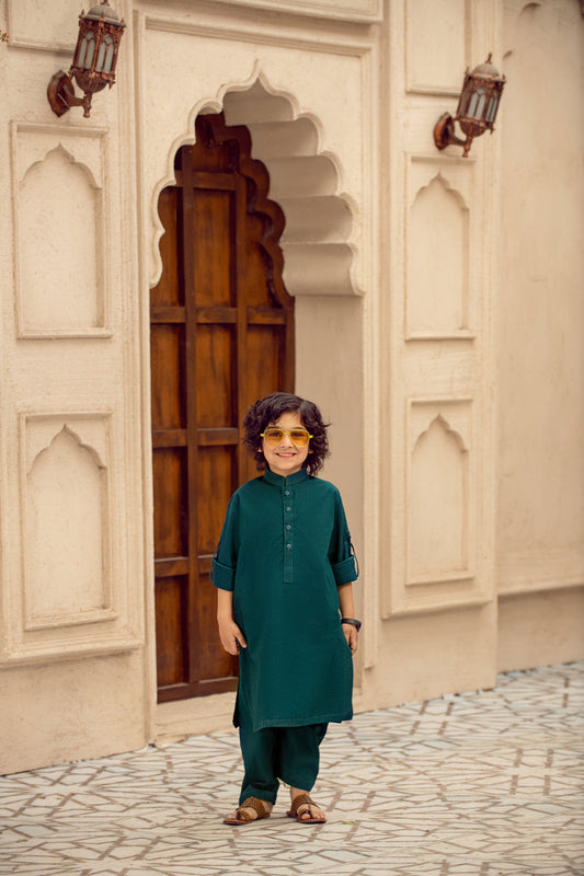 Boys Summer Salwar Kameez – 2 Piece Set For Boys