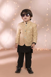 Luxurious Beige Prince Coat For Boys