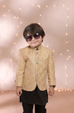 Luxurious Beige Prince Coat For Boys