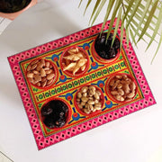Pink Color Truck Art Wooden Thaila/Cart