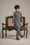 Royal Gray Premium Kurta Pajama Set For Boys