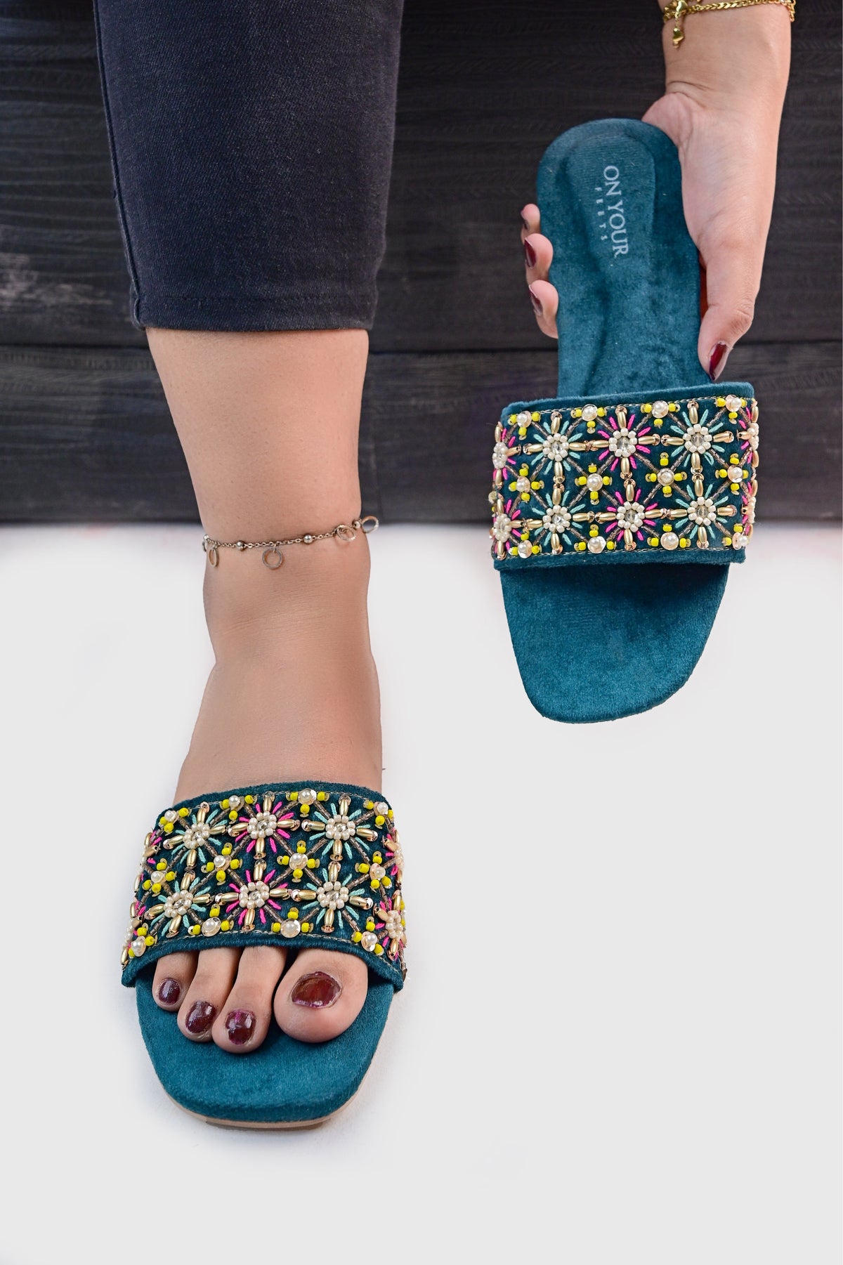 Embellish Ease – Handcrafted Exclusive Footwear For Women