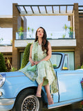 FAYE – Light Apple Green Embroidered Lawn 3 Piece Suit For Women