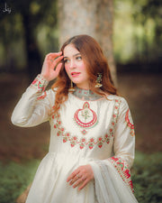 Ethereal Luxe Raw Silk Maxi For Women