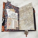 Vibrant Citrus Cloth Journal Collection with Orange Numberplate Motif