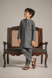 Royal Gray Premium Kurta Pajama Set For Boys
