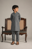 Royal Gray Premium Kurta Pajama Set For Boys