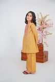 Girls 2-Piece Skin Embroidered Shalwar Suit – Elegant & Timeless For Girls