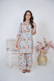 Gray Printed Cotton Silk Suit for Girls – Soft and Stylish For Girls