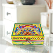 Yellow Truck-Art Hand Painted Customized Wooden Jewelry Box