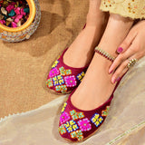 Royal Luxe Handcrafted Embroidered Khussa For Women