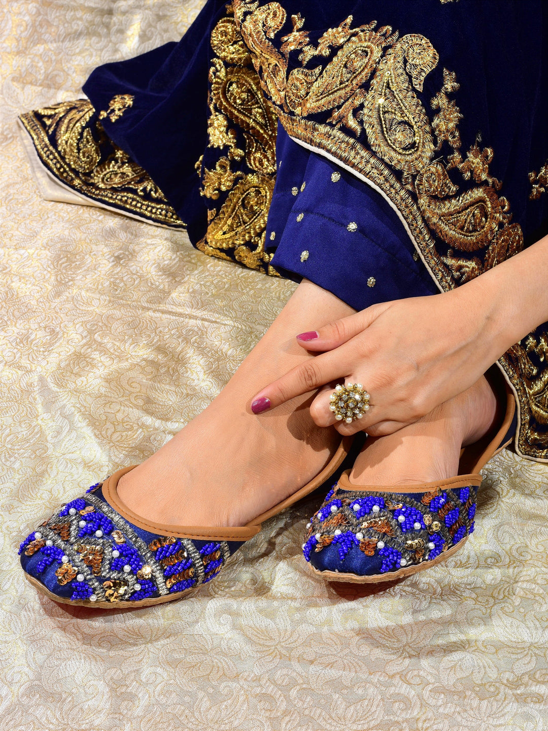 Royal Embroidered Handcrafted Khussa For Women