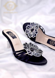 Jade Heels in Black, Bottle Green, Silver & Gold – Bold & Glamorous For Women