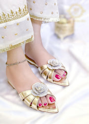 Twilight in Peach Pink, Gold, Black & Silver – Radiant Elegance For Women