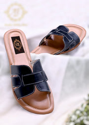 Belle in Pink, White & Black – Effortless Elegance Slides For Women