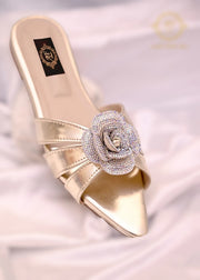 Twilight in Peach Pink, Gold, Black & Silver – Radiant Elegance For Women