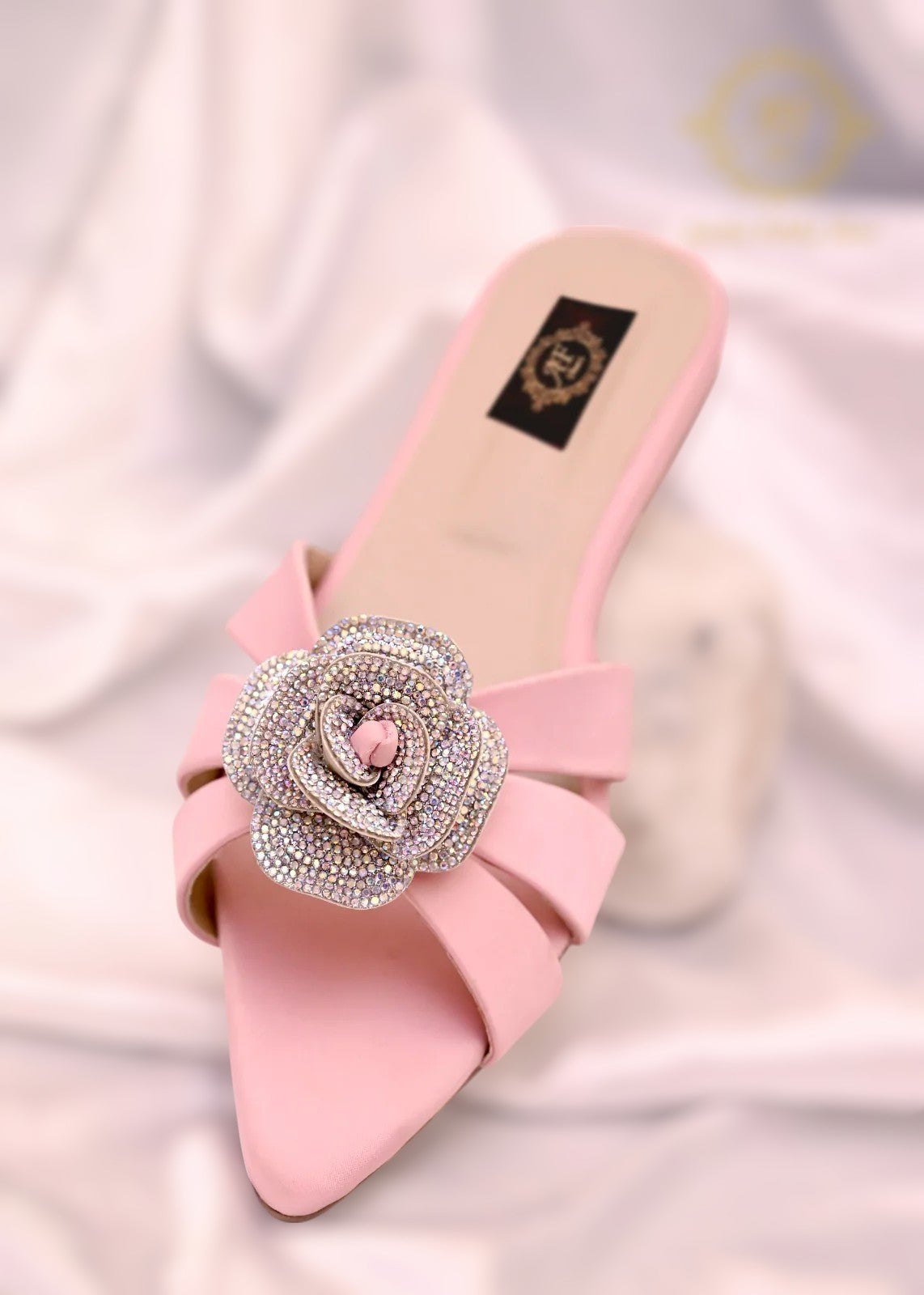 Twilight in Peach Pink, Gold, Black & Silver – Radiant Elegance For Women