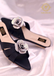 Twilight in Peach Pink, Gold, Black & Silver – Radiant Elegance For Women