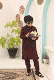 Summer Brown Waistcoat Coat Suit For Boys