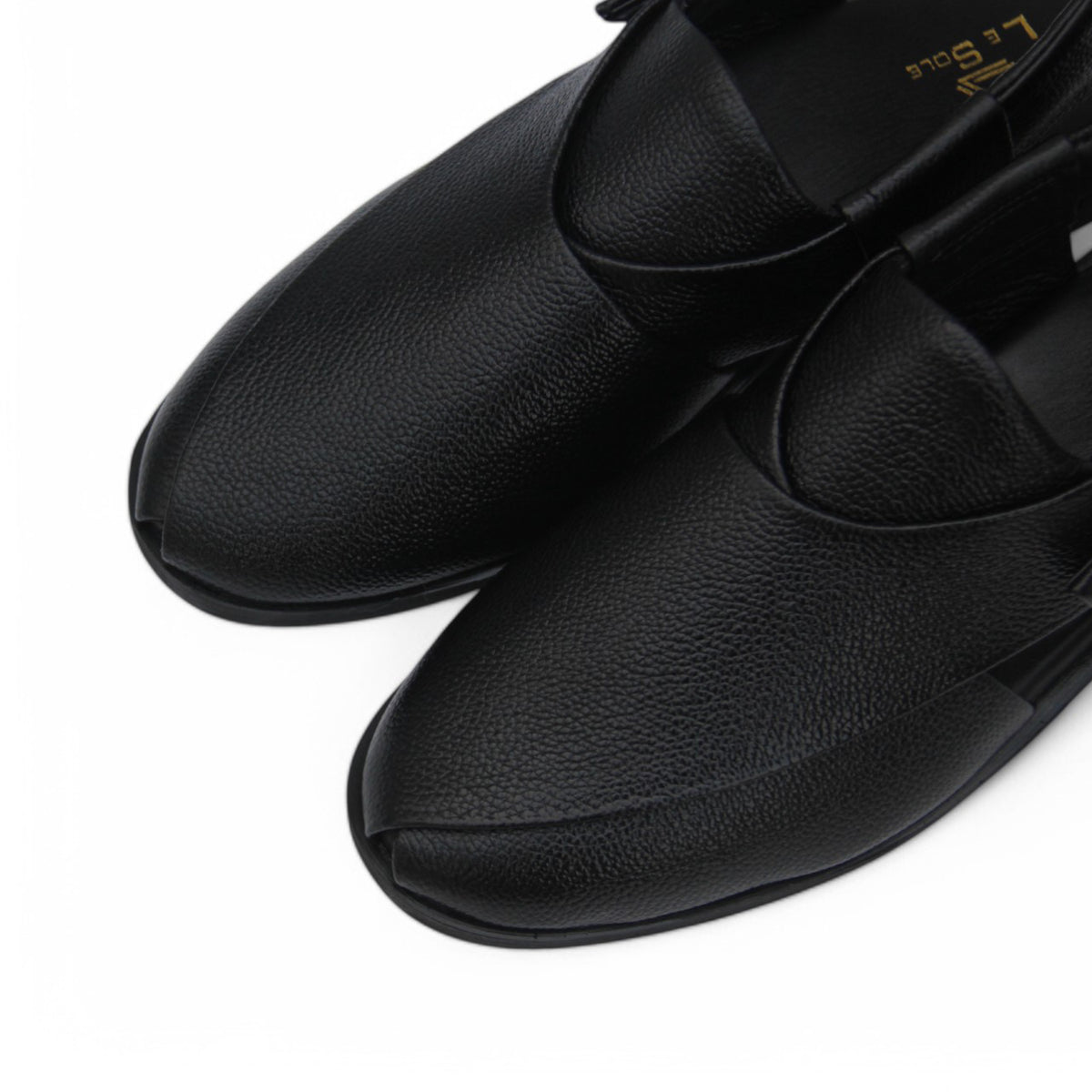 Black & Brown Premium Handmade Leather Peshawari Chappal For Men