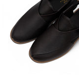 Black & Brown Premium Handmade Leather Peshawari Chappal For Men