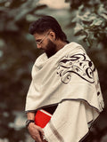 Majnoon Embroidered Shawl – Boski For Men