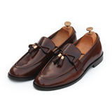Bold Two-Tone Handmade Leather Shoes for Men