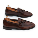 Bold Two-Tone Handmade Leather Shoes for Men