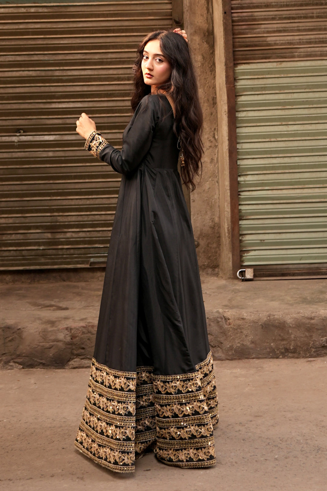 Mehnaz Rabia Luxury Silk 16-Panel Maxi with Dupatta For Women