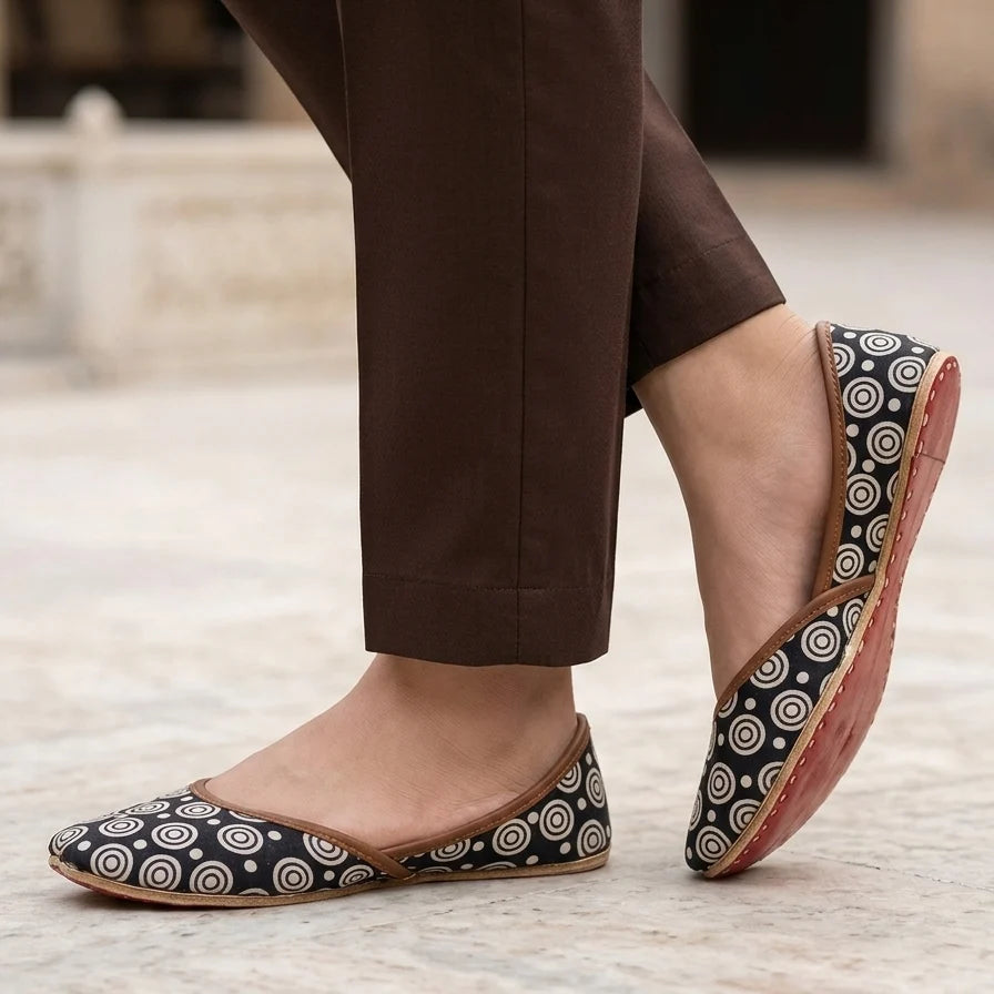 Royal Heritage Printed Khussas For Women